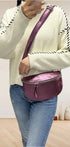 Flora & co Sac banane bandoulière femme irisé violet