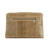 Made in Italy Sac bandoulière chaîne cuir femme croco taupe