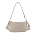 Flora & co Sac baguette avec bandoulière Taupe Métal