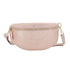 Sac banane cuir brillant fantasie Rose main image