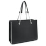 Crocochic Sac cabas femme format a4 lycée chaîne noir