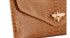 Made in Italy Sac bandoulière chaîne cuir femme croco camel