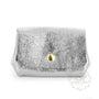 Porte-monnaie cuir souple irisé Argent main image
