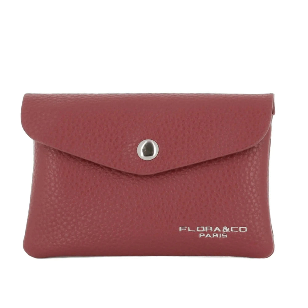 Flora & co Porte-monnaie portefeuille femme mi-long Rouge
