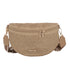 Sac banane paille tressé Camel Flora & co