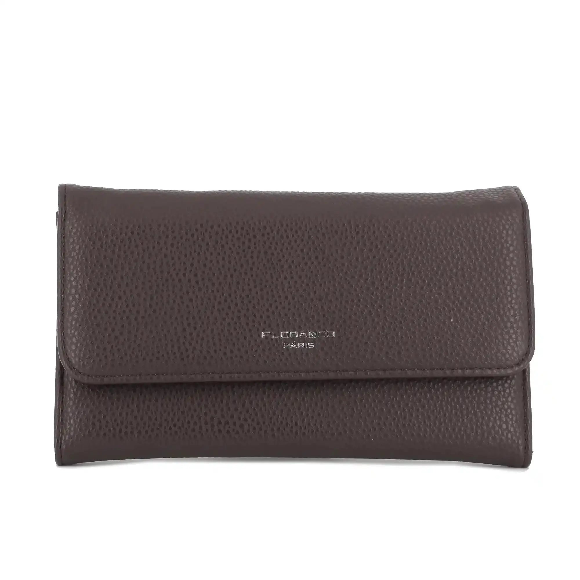 Beige flexible women's checkbook wallet