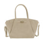 Sac à main bandoulière suédé Beige - Crocochic