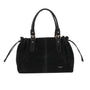 Sac cabas bowling femme simili cuir noir - vue principale | Flora & co