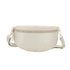 Sac banane cuir brillant fantasie Doré main image