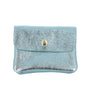 Vue princ. du Porte-monnaie femme cuir italien irisé 041 Turquoise par Made in Italy.