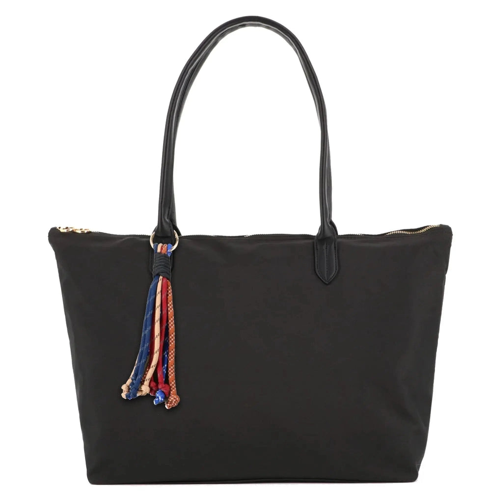 Flora & co Sac cabas femme a4 léger nylon noir