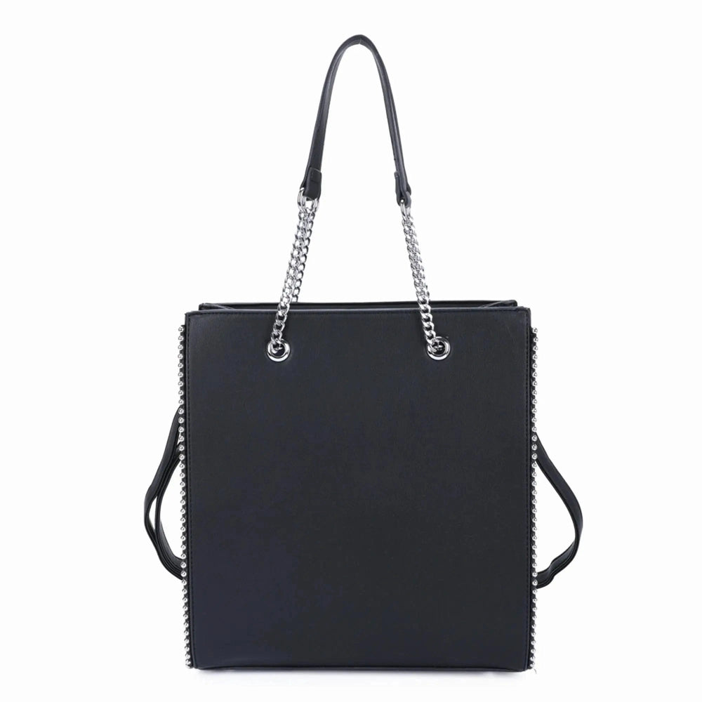 Crocochic Sac cabas femme format a4 lycée cours noir