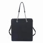 Sac cabas femme similicuir noir - vue principale | Crocochic