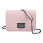 Gallantry Sac bandoulière femme chaîne python rose