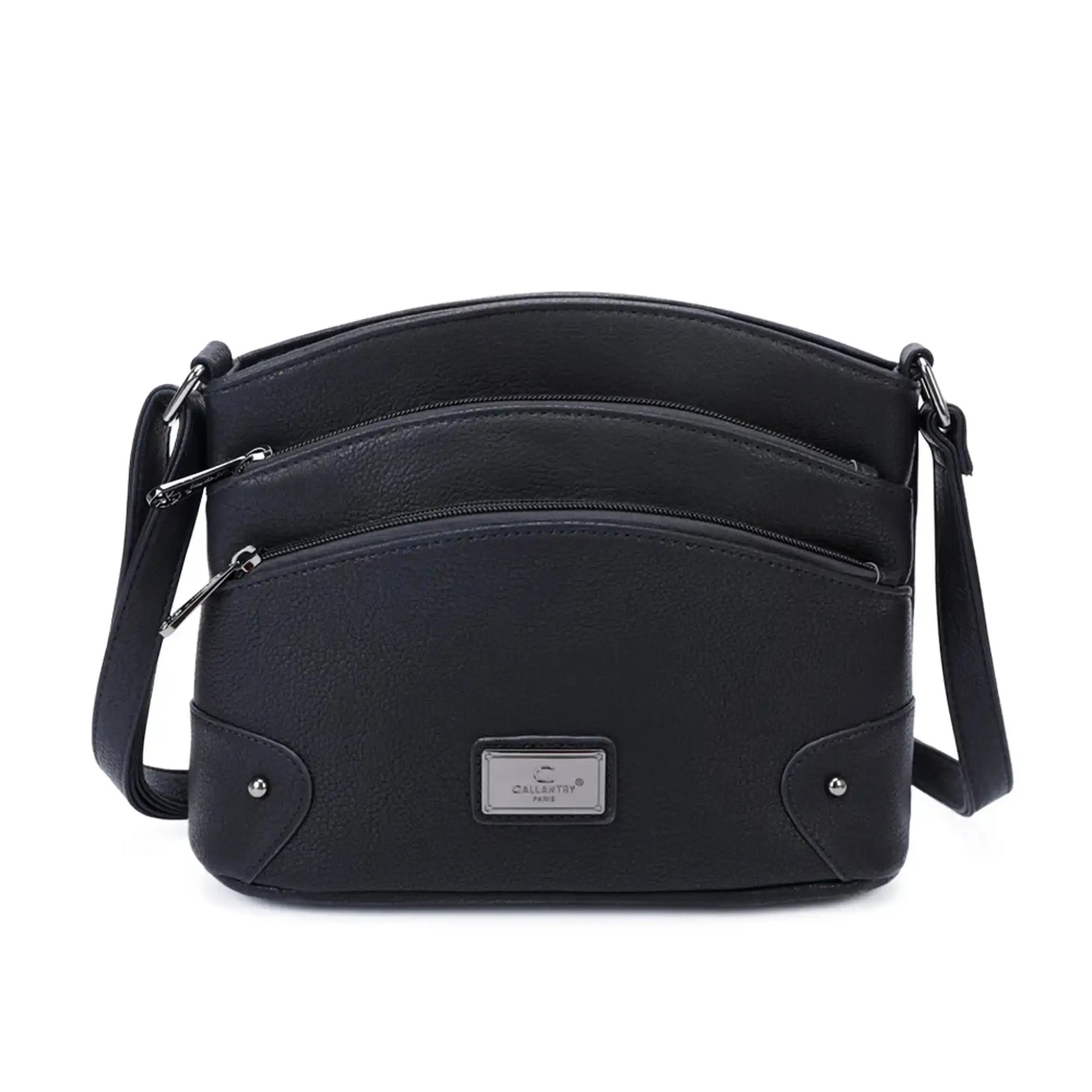 Gallantry Sac bandoulière femme multicolore grainé noir