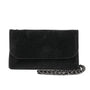 Sac pochette de soirée strass Noir - Crocochic