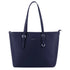 Flora & co Sac cabas femme format a4 saffiano bleu