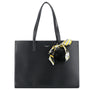 Sac cabas femme similicuir noir - vue principale | Flora & co