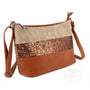 Gallantry sac bandoulière paillettes femme multicolore camel