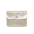 Porte-monnaie femme cuir daim irisé 044 beige - Crocochic