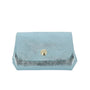 Vue princ. du Porte-monnaie cuir souple irisé 04 Turquoise par Made in Italy.