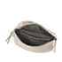 Flora & co Sac banane femme similicuir grainé ivoire