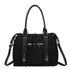 Grand sac bowling similicuir suédine femme Noir main image