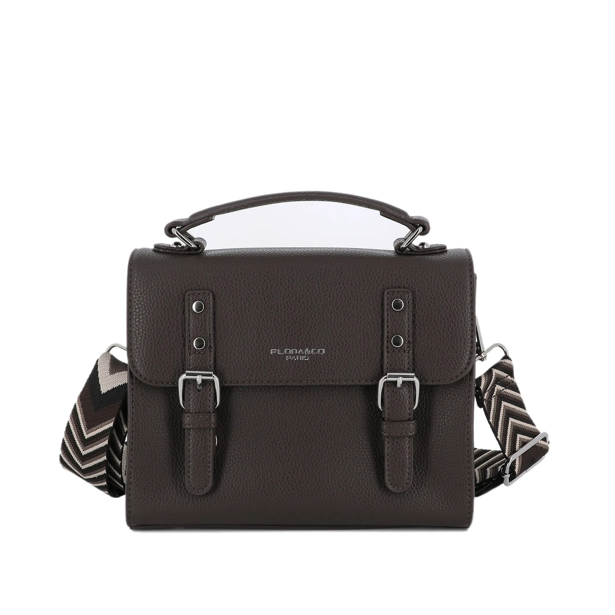 Petit Sac Cartable Deux Chocolat