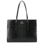 Sac cabas femme cuir synthétique noir - vue principale | Crocochic