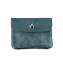 Vue princ. du Porte-monnaie femme cuir italien irisé 041 Bleu Canard par Made in Italy.