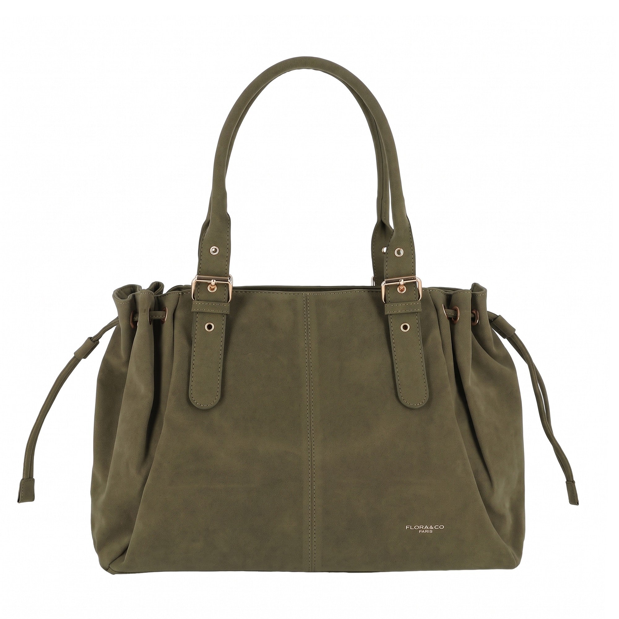 Sac Cabas Bowling Femme en Lacet Kaki
