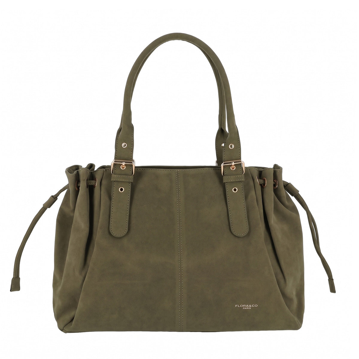 Sac Cabas Bowling Femme en Lacet Kaki