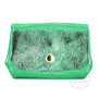 Vue princ. du Porte-monnaie cuir souple irisé 04 Vert Herbe par Made in Italy.
