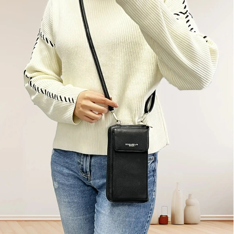 Flora & co Pochette téléphone bandoulière femme noir