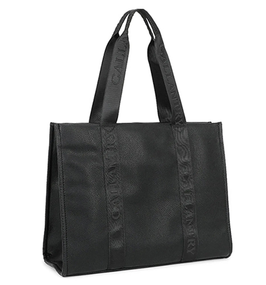 Gallantry Sac à main cabas ultrléger bandoulière femme noir