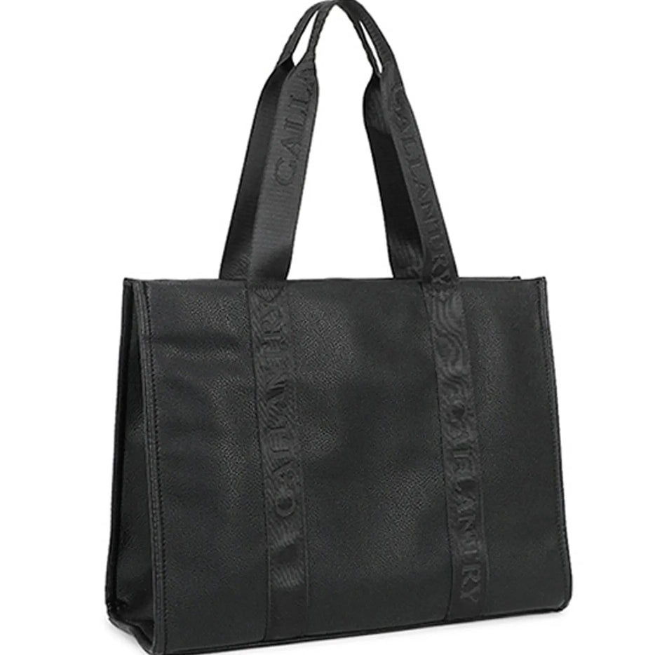 Gallantry Sac à main cabas ultrléger bandoulière femme noir