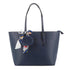 Gallantry Sac cabas femme a4 pompon forulard bleu marine