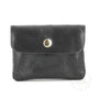 Vue princ. du Porte-Monnaie Cuir Suédé Grainé 041C Noir par Made in Italy.