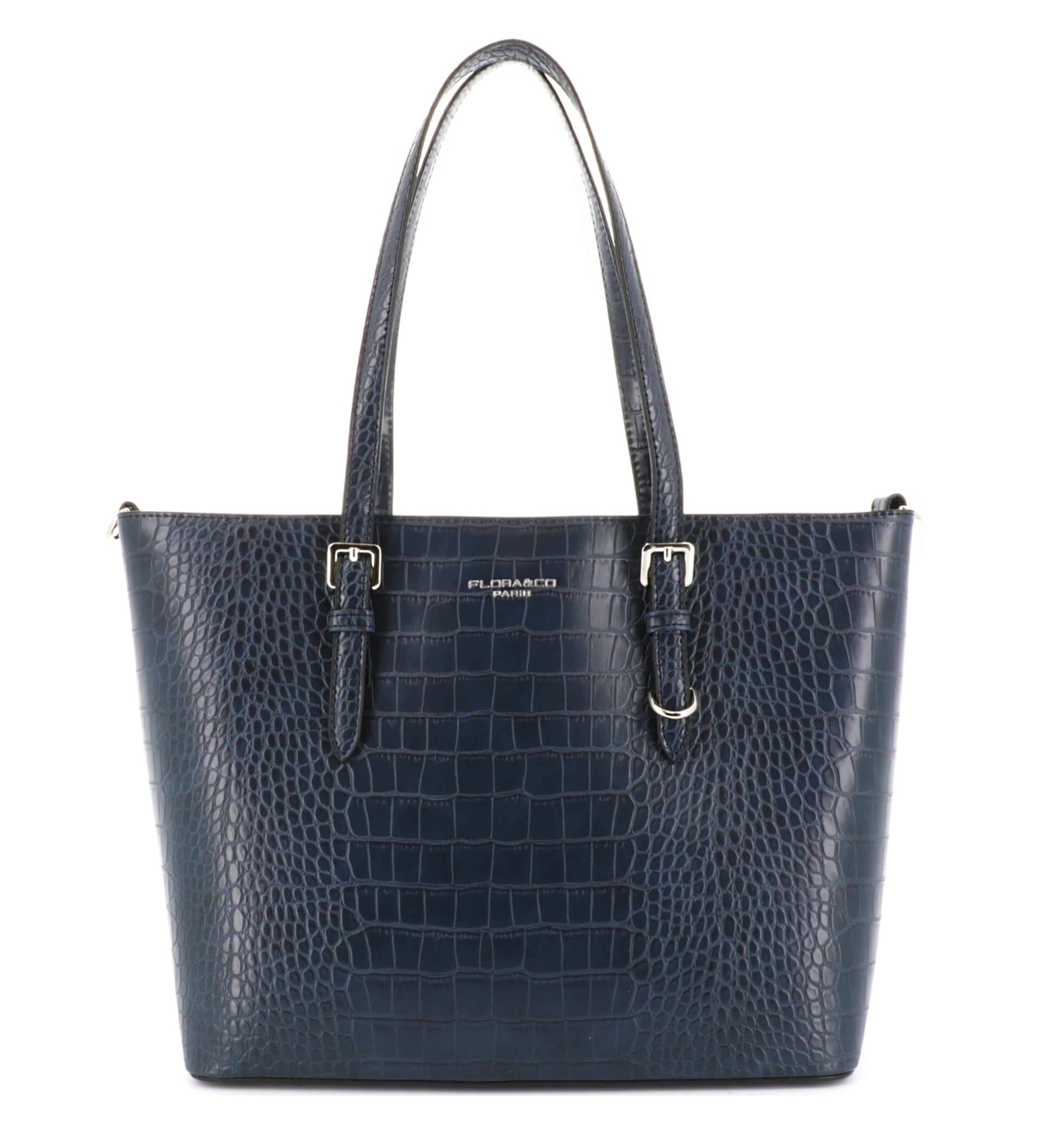 Flora & co Sac cabas croco format a4 similicuir - Crocochic