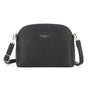 Sac bandoulière arrondi multi-poches Noir - Crocochic