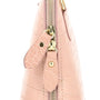 Made in Italy Sac dôme bandoulière femme cuir rose