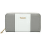 Gallantry Portefeuille tout-en-un femme bicolore gris