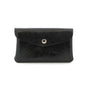 Vue princ. du Porte-monnaie femme irisé format enveloppe noir en cuir synthétique par Flora & co.