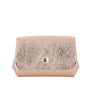 Porte-monnaie cuir souple irisé 04 or rose Made in Italy