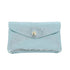 Vue princ. du Porte-monnaie cartes femme cuir irisé 051 Turquoise par Made in Italy.