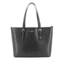 Sac cabas femme similicuir noir - vue principale | Flora & co