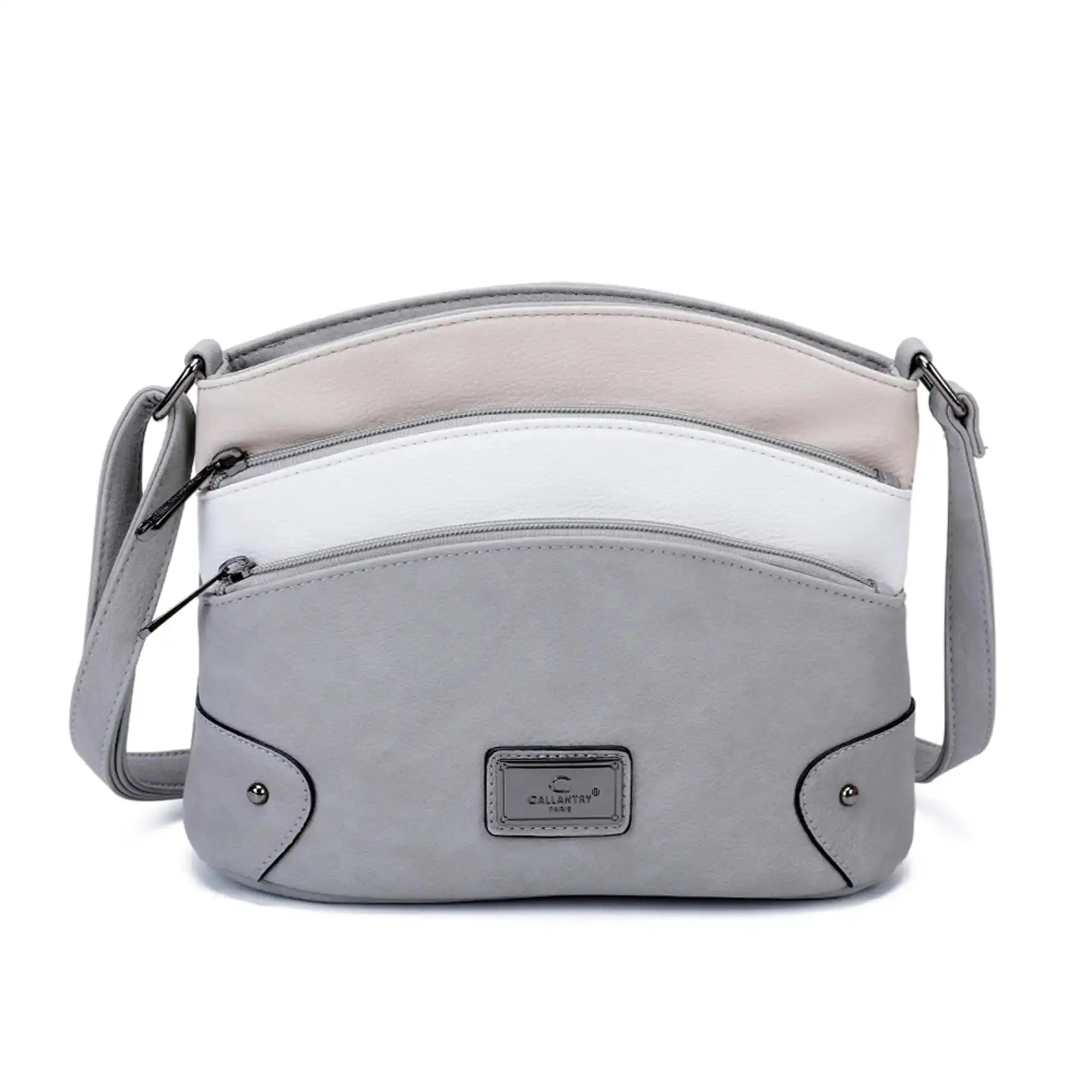 Gallantry Sac bandoulière femme multicolore grainé beige