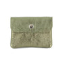 Vue princ. du Porte-monnaie femme court cuir irisé 041 Olive par Made in Italy.