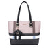 Gallantry Sac cabas femme a4 multicolore rayure noir
