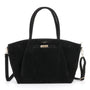 Sac cabas bandoulière femme similicuir noir - vue principale | Flora & co